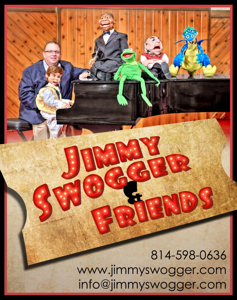 8 × 10 poster artwork for Jimmy Swogger & Friends
